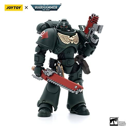 Joytoy 1/18 Action Figures Warhammer 40K Mecha Joy Toy Figure Model Toys Dark Angels Intercessors Sergeant Rakiel #TOP1