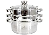der Firma : Meyerhoff Edelstahl Dampfgarer Dampfkocher Dampfkochtopf Kochtopf MEYERHOFF Induktion 22 cm - XL