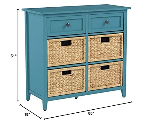 Acme Furniture Flavius Console Table - - Teal, 30 Inchl X 13 Inchw X 28 Inchh #TOP5