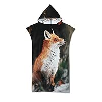 Serviette Poncho De Surf, Treer Microfibre Séchage Rapide En