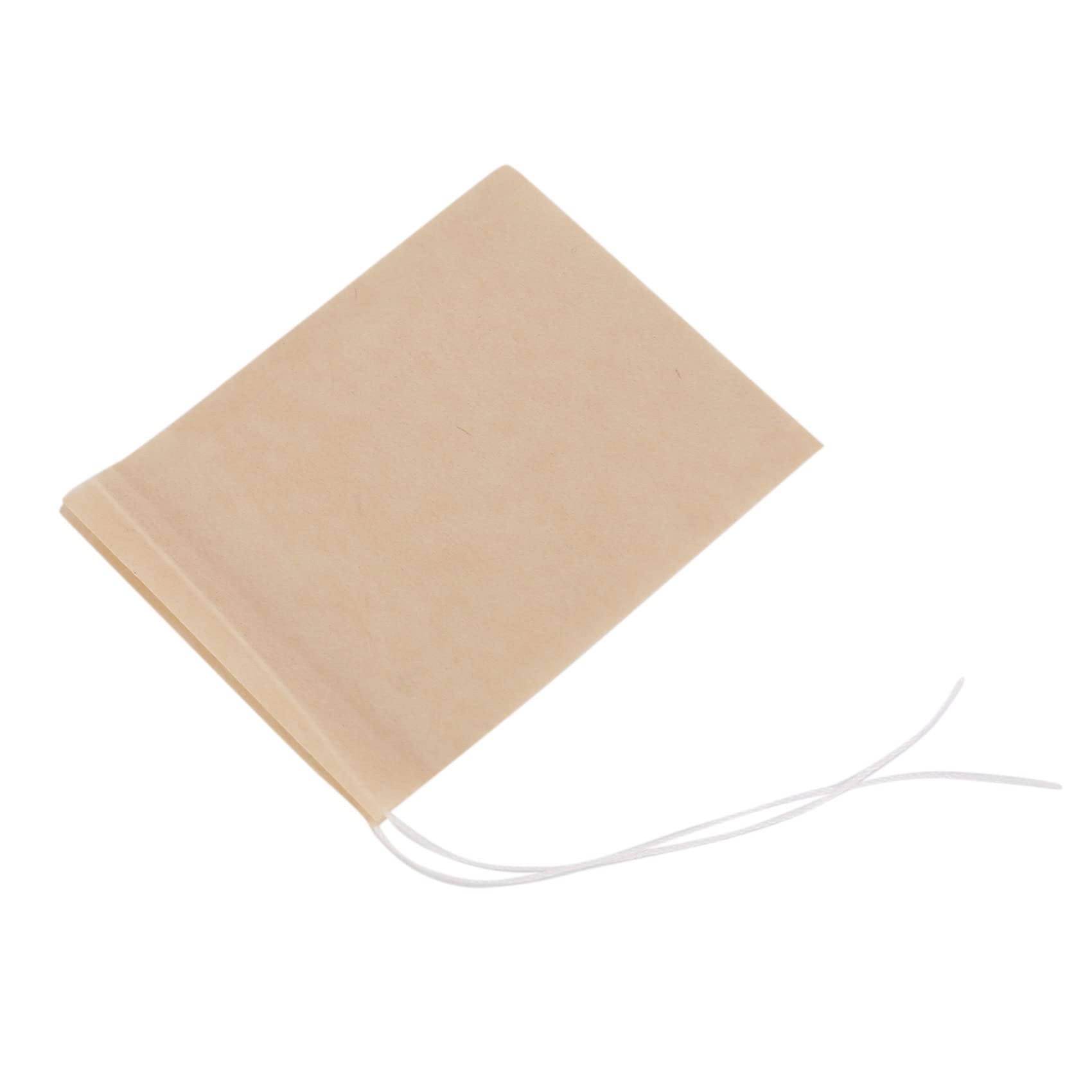 Paquete de 4000 Bolsas de Filtro de Té, Bolsa de Té de Papel Desechable con CordóN para Té de Hojas Sueltas, Café (Color Natural)
