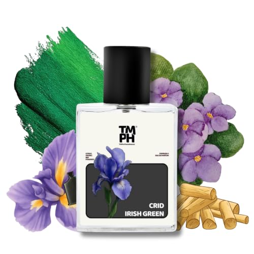 Image of TMPerfumehouseCRID irish green EDP for Men | Fresh, Green & Long Lasting Perfume Spray | Citrus, Ozonic & powdery Fragrance | Luxury Gift for Him | TMPH | 50ml