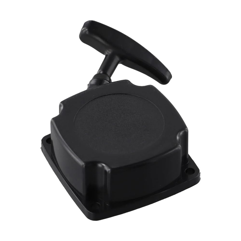 Recóleo Pull Starter Assembly para Lawn Mower – Part de reemplazo de plástico Negro para 140cc-220cc Equipo de energía Exterior