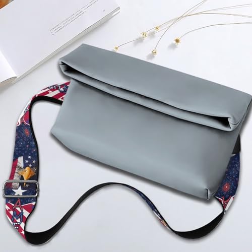 Image of Jeiento Wide Purse Strap Wide Shoulder Strap Adjustable Replacement Belt Soft Guitar Shoulder Straps for Women Girls Gifts