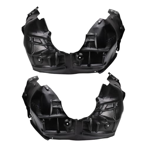 Image of TRQ Front Driver and Passenger Side Inner Fender Liner Set Compatible with 2016-2019 Chevrolet Cruze
