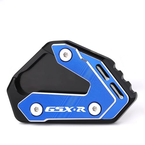 Extension béquille GSX-R 1000 et 600 : plaque d'agrandissement en alu pour moto