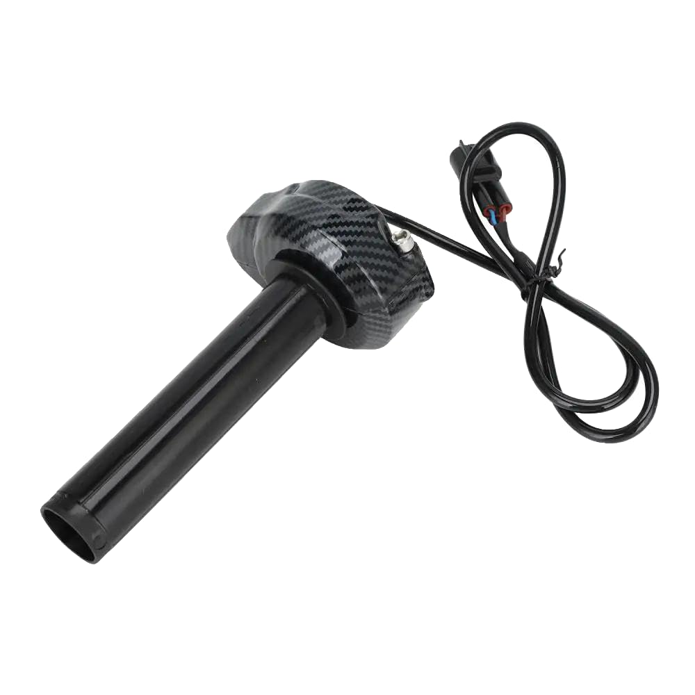 Throttle Turn Grip Compatible avec Light X/S E-Bike – Fibre de carbone Style Handlebar Grips avec Assembly Throtle