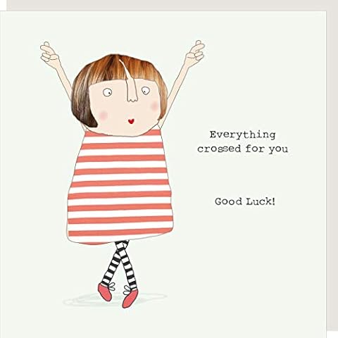 Rosie Made A Thing Funny Good Luck Card Cover