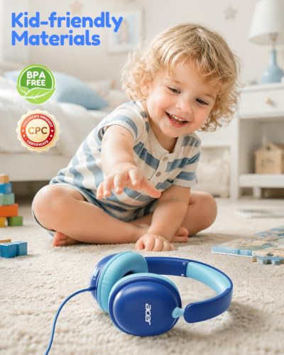 Image of Acer OHW355 Kids Headphones with Cord for School,Over Ear Wired Headphones