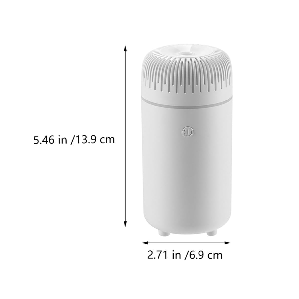LALAFINA Difusor de Aroma para Coche Humidificador de Aceites Esenciales, Capacidad 100ml, Material Abs y Pp, Alimentación Usb, Adecuado para Aire Limpio y Portátil