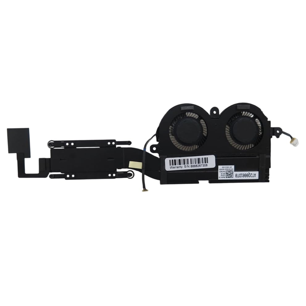 FRUPART New for DELL XPS 13 7390 0WCX2D WCX2D AT2Q0001DT0 ND55C19-19A14 EG50040S1-CP91-S9A DC5V Laptop Heatsink&Fan