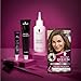 Schwarzkopf Keratin Root Permanent Hair Color Kit, 6.0 Light Brown, 1-Application Root Touch-Up with Collagen & Vitamin B6, Complete Gray Coverage, Precision Brush, All Hair Types & Textures