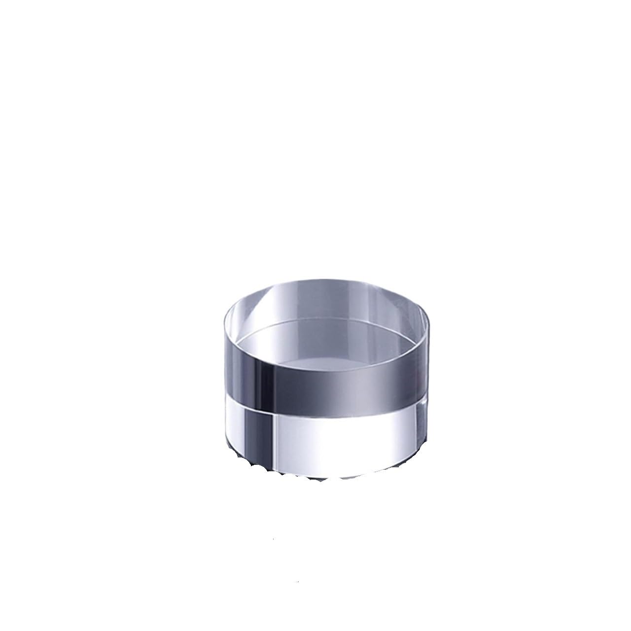 LQZAXSRDR Clear Acrylic Display Block, Clear Solid Polished Acrylic Cylinder Display Block Multiple Sizes(4cm)
