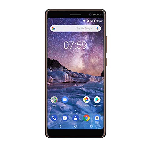 Preisvergleich Produktbild Nokia 7 Plus Handy, schwarz / kupfer