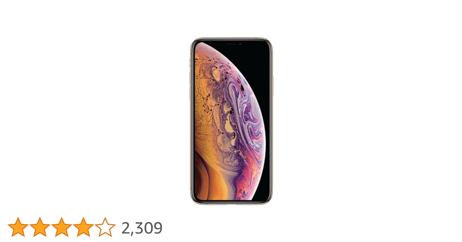 Apple iPhone Xs Fully Unlocked 256GB Gold (Renewed) : Amazon