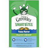 Greenies Feline Smartbites Healthy Indoor Cat Treats, Tuna Flavor, 2.1 oz. Pack