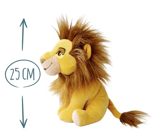 Disney Lion King, 30 Jahre König der Löwen, Mufasa, 25cm Plüschtier, ab den ersten Lebensmonaten geeignet
