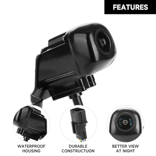 Image of Rear View Back Up Wide Angle Camera Park Assist Reverse Camera for Hyundai Santa Fe Sport 2.0L L4 - Gas, 2.4L L4 - Gas 2018 (2.0T, 2.0T Ultimate, Base) - Replace Part 957602W650 95760-2W650