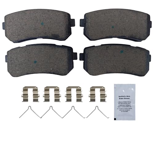 Image of HUSCH D1829 Rear Ceramic Brake Pads Kit Fit For Hyundai Sonata 2016-2019, For Kia Optima 2016-2020