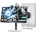 KTC Gaming Monitor 27 Zoll | 2K@200Hz | Eingebaute Lautsprecher | Fast IPS Panel | 1ms Reaktionszeit (MPRT) | 450 cd/㎡ Helligkeit, HDR400 | Adaptive Sync | 131% sRGB, 97% DCI-P3, ΔE＜2 | Weiß