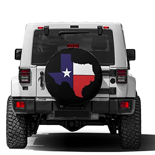 Image of Texas Flag Spare Tire Cover Wheel Tire Cover Fit Trailer, RV, SUV and Many Vehicle 13inch
