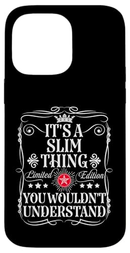 Custodia per iPhone 14 Pro Max Slim Name è una cosa sottile che non capiresti