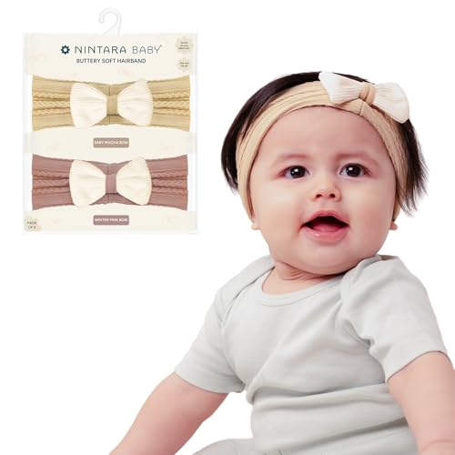 Image of Nintara Baby Hairband - Stretchable, Lightweight Accessory for Newborns