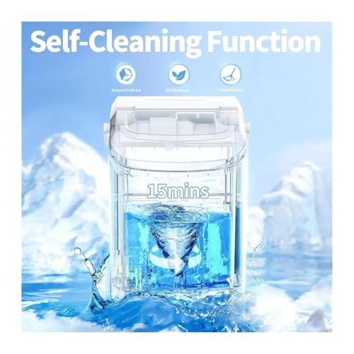 Máquina de hielo portátil para encimera 34 lbs/24H miniatura 4