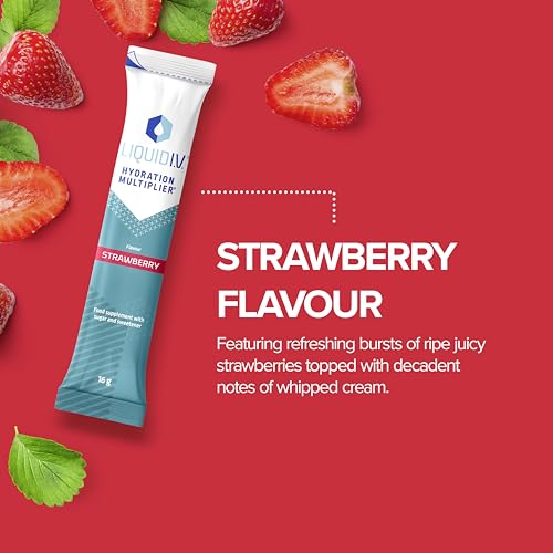 image for Liquid I.V. Hydration Multiplier Strawberry Electrolyte Powder Mix | H