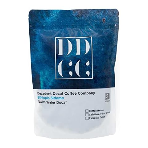 Decadent Decaf Decaffeinated Swiss Water Ethiopian Sidamo Coffee for Cafetiere Filter 227 g (Ground) Cover