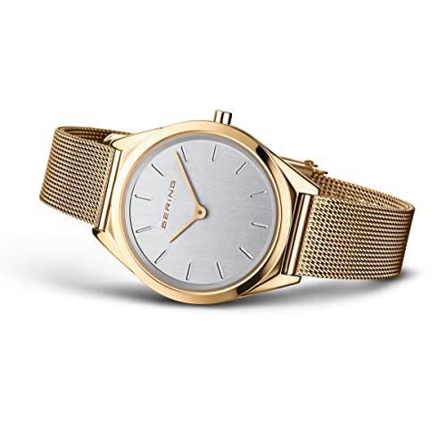 Bering Unisex Analog Quartz Ultra Slim Collection Watch With Stainless Steel Strap & Sapphire Crystal 17031-334 #TOP2