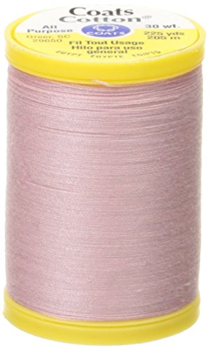 Hilo de Algodón Coats Corrente, 225 Yardas, Rosa Claro