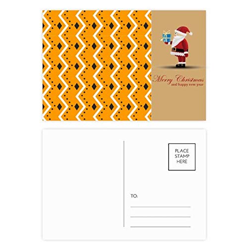 Cartes postales d'Halloween et Noël orange à glisser dans vos paquets cadeaux de fin d'année