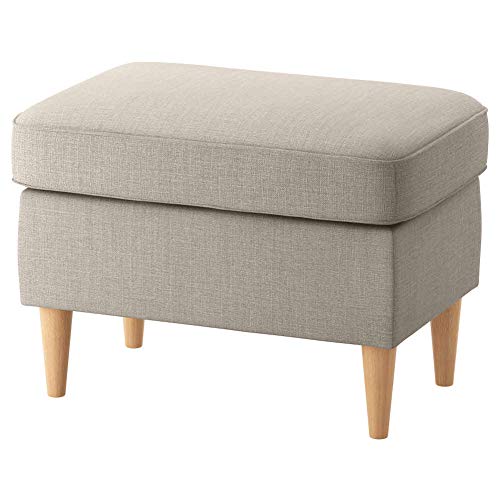 Preisvergleich Produktbild IKEA ASIA STRANDMON Fußhocker Skiftebo hellbeige