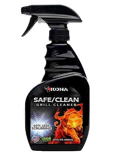 Comparison: Best Degreaser For Grill 8 Kona Safe/Clean Grill Cleaner Spray - Now 40% More Cleaning Power, Heavy Duty No-Drip Gel, Eco-Friendly, Food Safe, BBQ Grate Degreaser, Biodegradable, Made in Michigan USA - 23oz