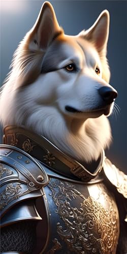 5D Diamond Painting 70x140cm Peinture Diamant Kit Complet Mosaique Animaux Chiens DIY