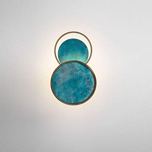 Applique moderne minimaliste E27 métal vert luminaire mural design pour chambre