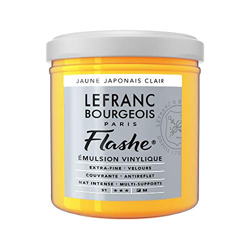 Lefranc Bourgeois Flashe 300542 - Colore Acrilico, Giallo Giapponese Chiaro, 125 Ml, 125 Ml