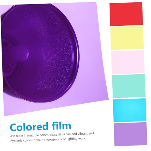 CAXUSD 12-pak Arkuszy Przyciemniających Światło Żele Do Oświetlenia Fotograficznego Filtry Do Oświetlenia Fotograficznego Z Pvc Dwustronna Folia Zestaw Filtrów Do Oświetlenia Klasowego