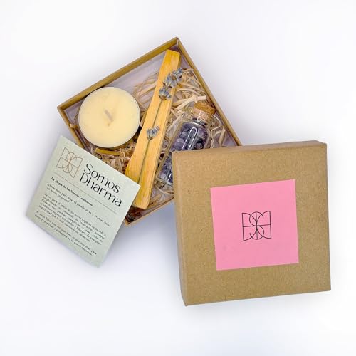 Palo Santo para Quemar - Incienso Natural Ideal para Limpieza Energetica del Aura y Hogar - Amatista es una Piedra Natural para la Serenidad y espiritualidad. Otras Opciones Cuarzo Rosa y Jade