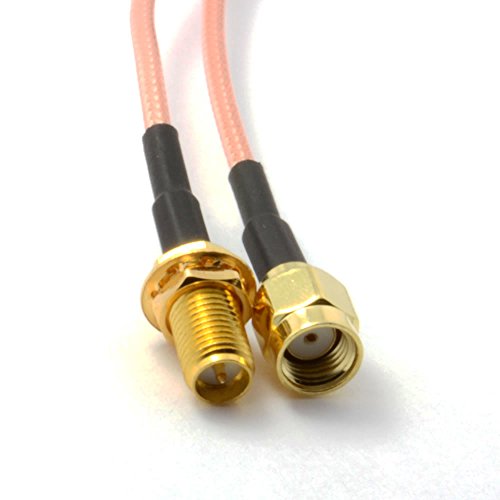 Image of WiFi Antenna EXTENSION Cable /Lead Wireless RP SMA 1m (~3 feet)