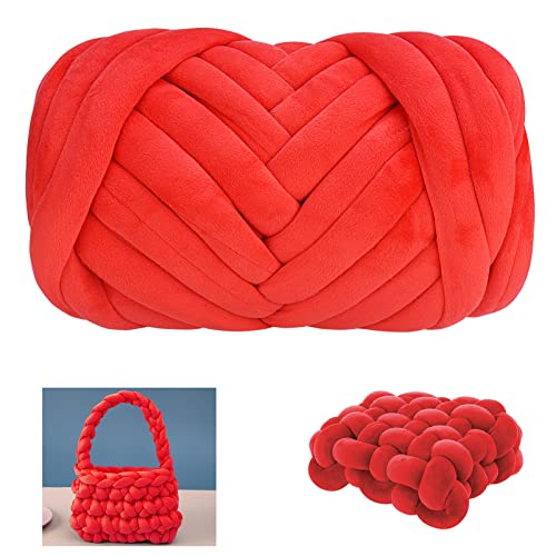 Chunky Cotton Yarn for Arm Knitting Crochet Super Saver Jumbo