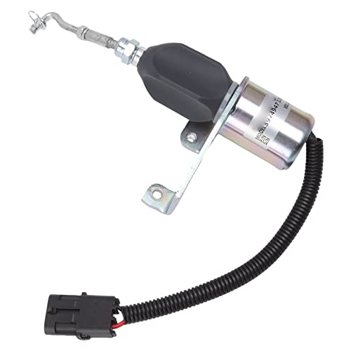 Válvula solenoide de desligamento de combustível, válvula solenoide elétrica de 12 V durável 3974947