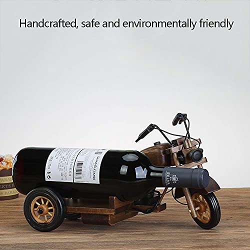 Estante para botellas de vino de madera maciza miniatura 7
