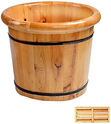 Tina de madera para pies, spa y pedicura