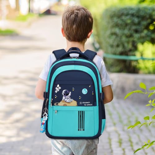 Image of ACESAK Astronaut Backpack for Boys - Boy Backpack Schoolbag with Lunch Bag