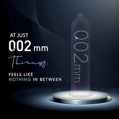 Image of Okamoto 0.02 - Japan's Best | Thinnest Condom In India | 1st Time in India - Non Latex PU Condom | Super Thin | Super Strong | Imported from Japan | 0.02 mm Ultra Thin (Pack of 3, 18s)