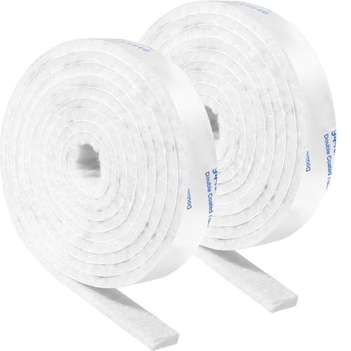 Felt Strips with Adhesive Backing Felt Tape with Adhesive Backing Felt Furniture Strips 2 Pack Roll 1/2x 60 White Felt Strips for Furniture