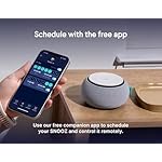 SNOOZ Smart White Noise Sound Machine - Real Fan Inside for Non-Looping White Noise, Sleep Aid for Adults, Travel, Sleeping, Bedroom, Portable, Baby Registry Essential - Cloud - Image 4