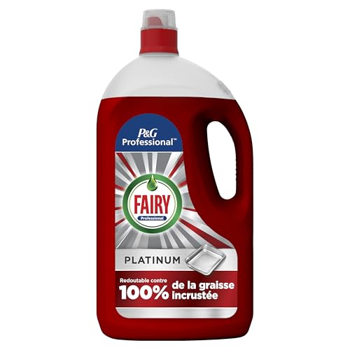 Fairy Professional Platinum - Detergente para lavavajillas a mano, 4 L, limpia hasta 55.000 platos
